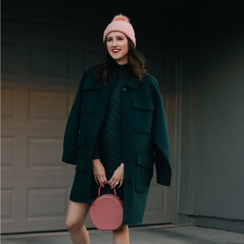 Nordstrom Wool Blend Utility Shirt Jacket